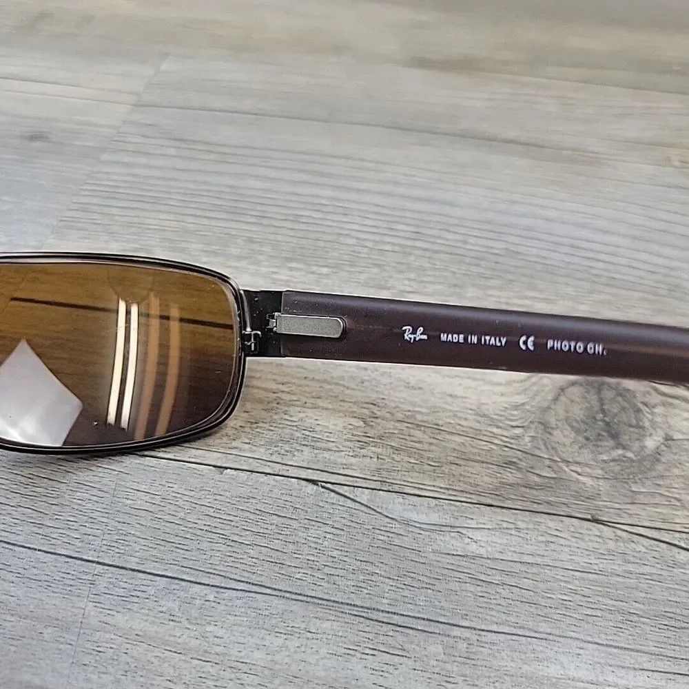 Ray Ban RB3189 012/3H Sunglasses Leather II 58-16 FRAMES‎ ONLY Italy Glasses
